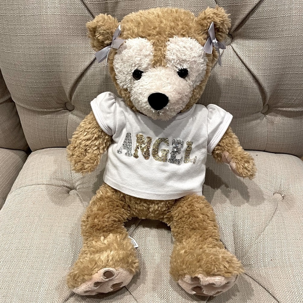 Disney Parks Duffy The Disney Bear Angel T-Shirt and hair bows